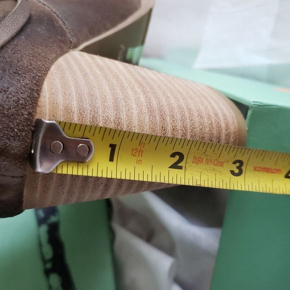 Antelope BANGLES New Suede Leather Stud Fringe Back Zip Ankle Boots Women 9.5-10 - Picture 14 of 17